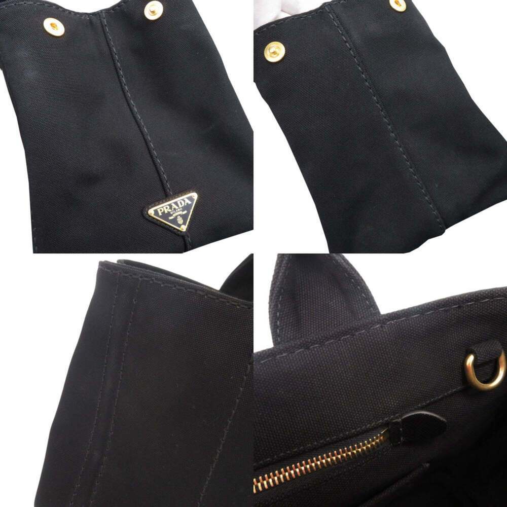 PRADA Black Canvas Shoulder Bag - Picture 10 of 10
